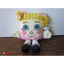 custom promotional lovely pillow people plush toy